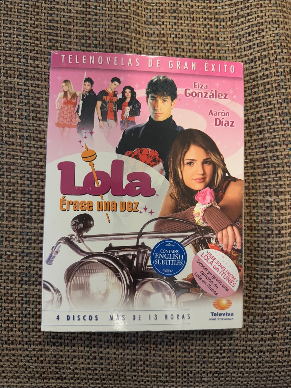 Rare Lola Érase Una Vez Telenovela 4 Disc DVD Set